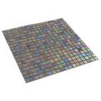 Pearlescent Oil Slick Squares Glass Tile | Tile Club
