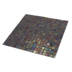 Pearlescent Oil Slick Squares Glass Tile | Tile Club