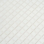 Bright White Squares Glass Pool Tile | Tile Club
