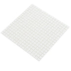 Creamy White Squares Glass Pool Tile | Tile Club