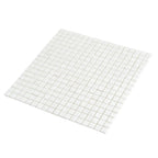 Creamy White Squares Glass Pool Tile | Tile Club