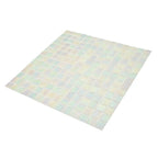 Ashy White Square Glass Pool Tile