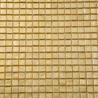 Foiled Classic Gold Squares Glass Tile | Tile Club