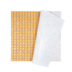 Foiled Yellow Gold Squares Glass Tile | Tile Club