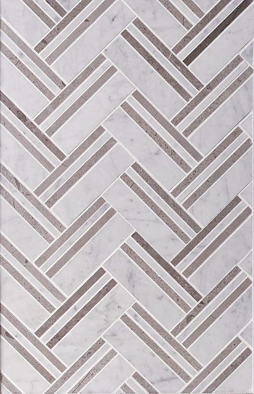 Nova Herringbone Beige Marble Tile | Tile Club