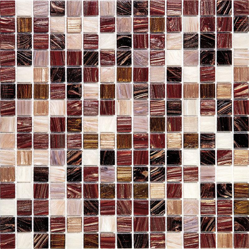 Brown Ombre Squares Glass Tile | Tile Club