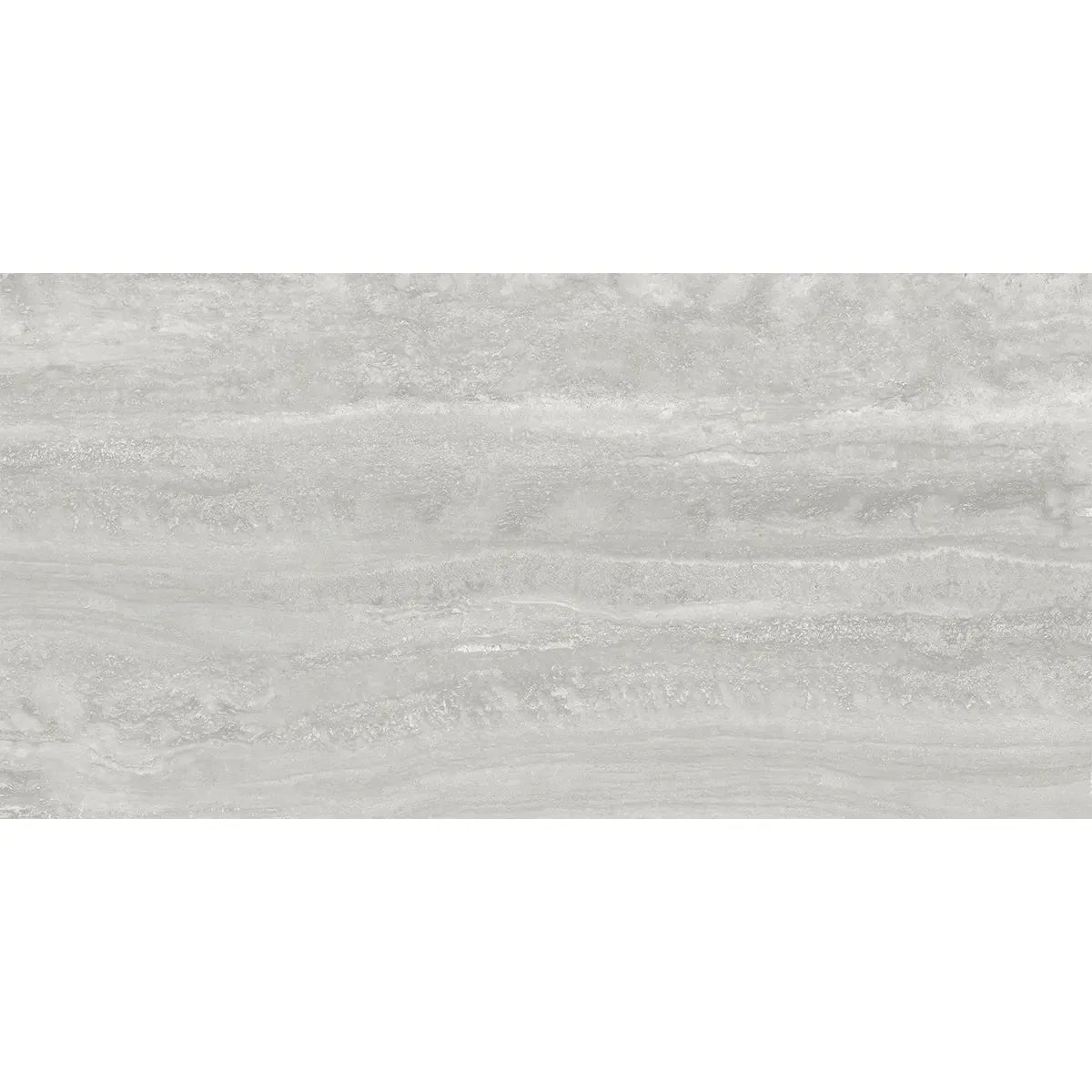 Novato Grigio 12x24 Travertine Porcelain Tile Sample | Tile Club