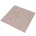 Peach Sunrise Glass Squares Tile | Tile Club