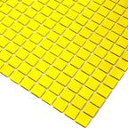 Neon Yellow Squares Glass Pool Tile | Tile Club