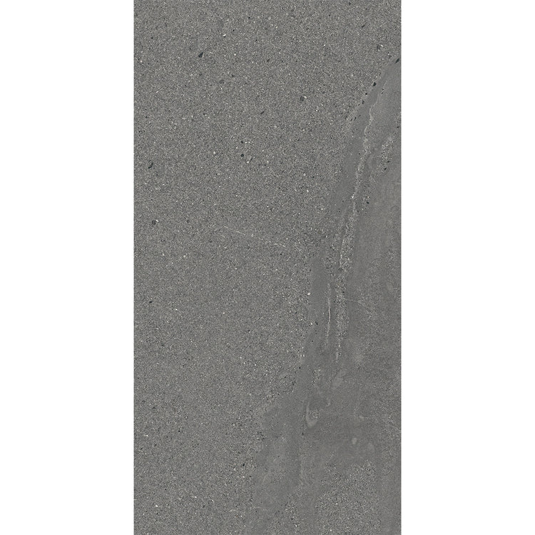 Newport Anthracite Concrete Look Porcelain Tile 12x24 | Tile Club
