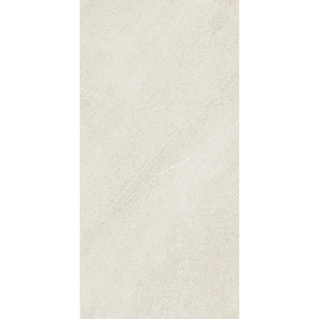 Newport White Concrete Look Porcelain Tile 12x24 | Tile Club