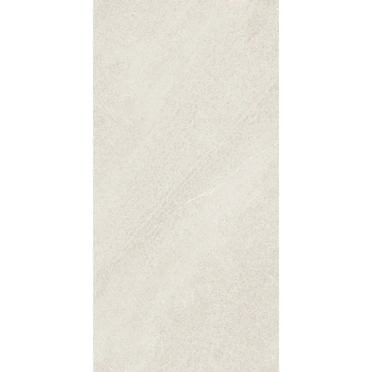 Newport White Concrete Look Porcelain Tile 12x24 | Tile Club