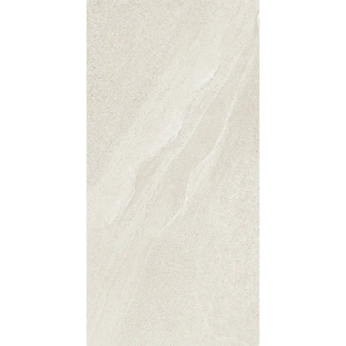 Newport White Concrete Look Porcelain Tile 12x24 | Tile Club