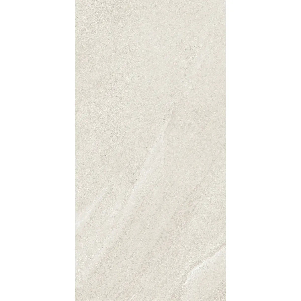Newport White Concrete Look Porcelain Tile 12x24 | Tile Club