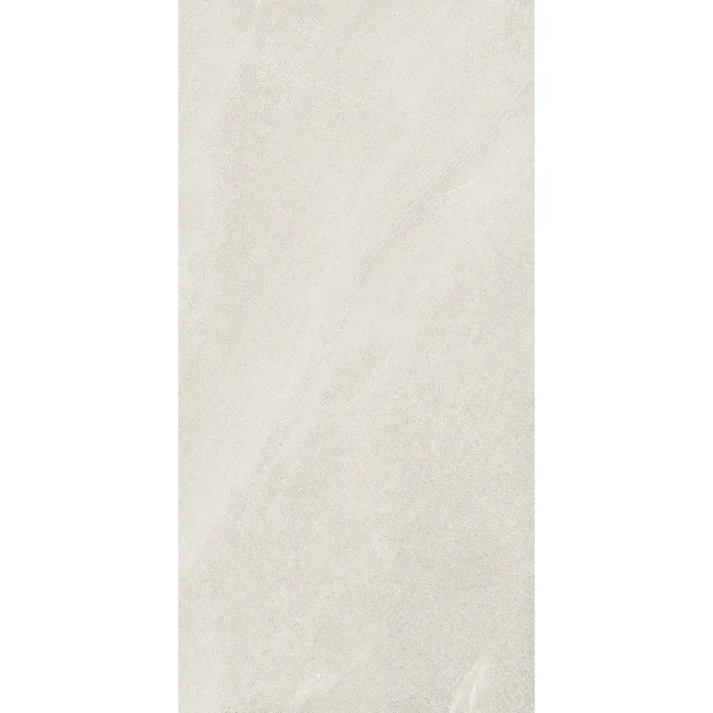 Newport White Concrete Look Porcelain Tile 24x48 | Tile Club
