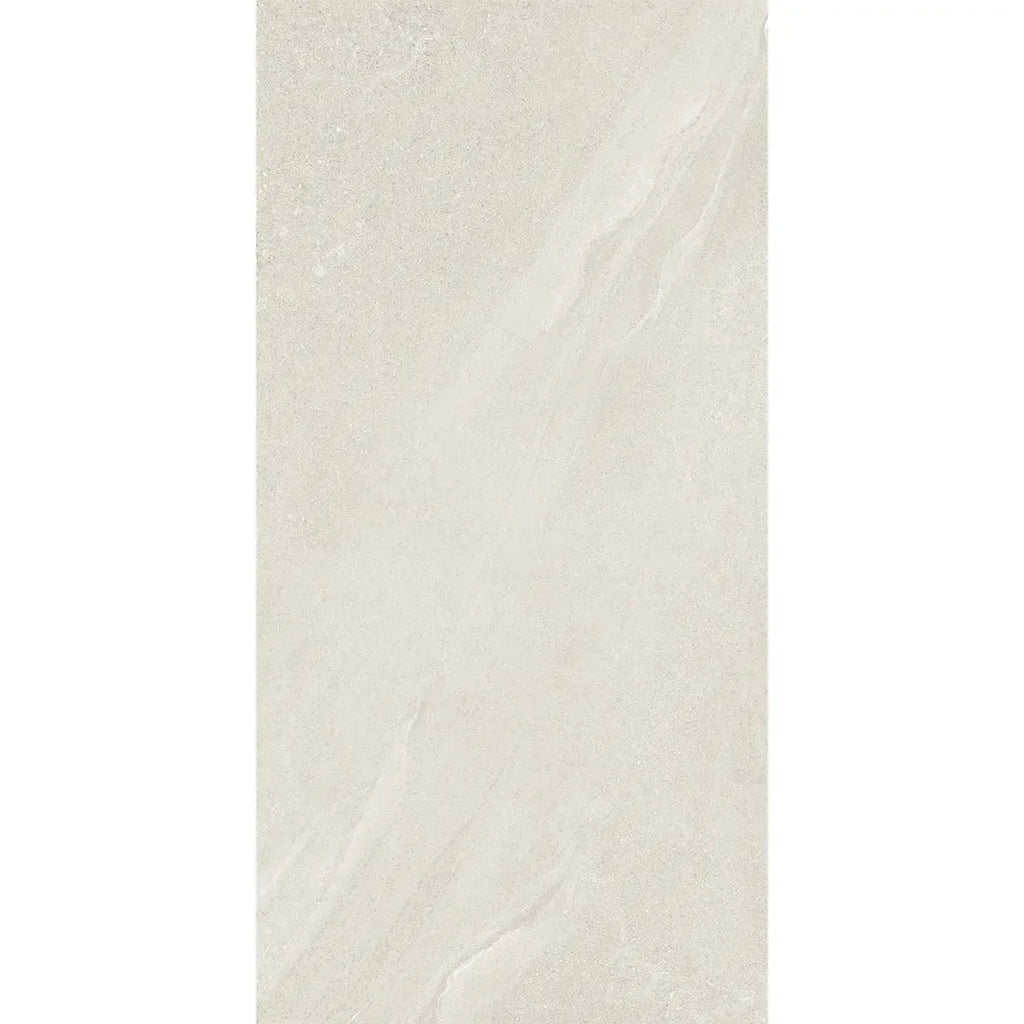 Newport White Concrete Look Porcelain Tile 24x48 | Tile Club