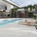 Newport White Concrete Look Porcelain Tile 24x48 | Tile Club