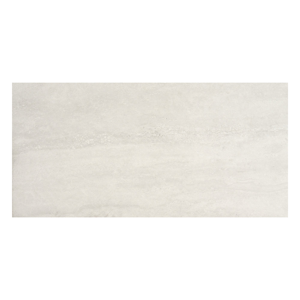 Novato Bianco 12x24 Travertine Porcelain Tile | Tile Club