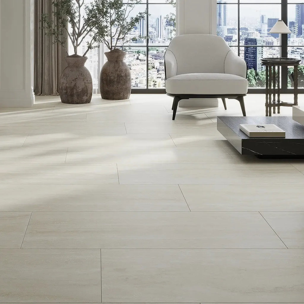 Novato Sabbia 24x48 Travertine Porcelain Tile | Tile Club
