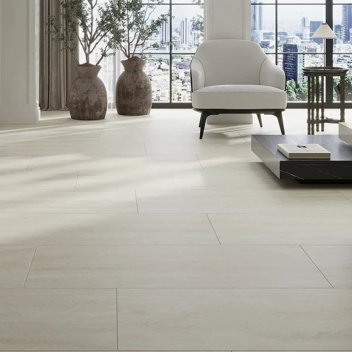 Novato Sabbia 24x48 Travertine Porcelain Tile | Tile Club