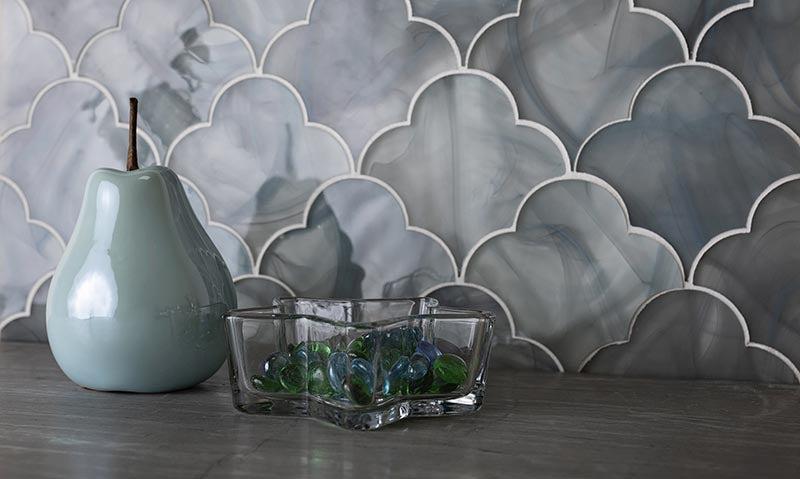 Sea Glass Cloud Blue Mosaic Tile | Tile Club