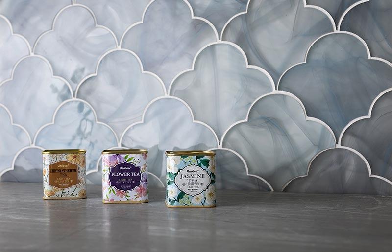 Blue Mosaic Backsp;ash