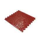 Red Buttons Porcelain Penny Round Tile | Tile Club