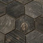 Gems Hex Agata Reclaimed Wood Look Tile | Tile Club