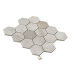 Gems Hex Blanco White Wood Look Tile | Tile Club
