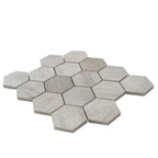 Gems Hex Blanco White Wood Look Tile | Tile Club