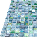 Opal Shimmer Mixed Squares Glass Tile | Tile Club