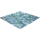 Opal Shimmer Mixed Squares Glass Tile | Tile Club