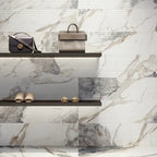 Orenda Dawn Textured 12x48 Large-Format Porcelain Tile | Tile Club