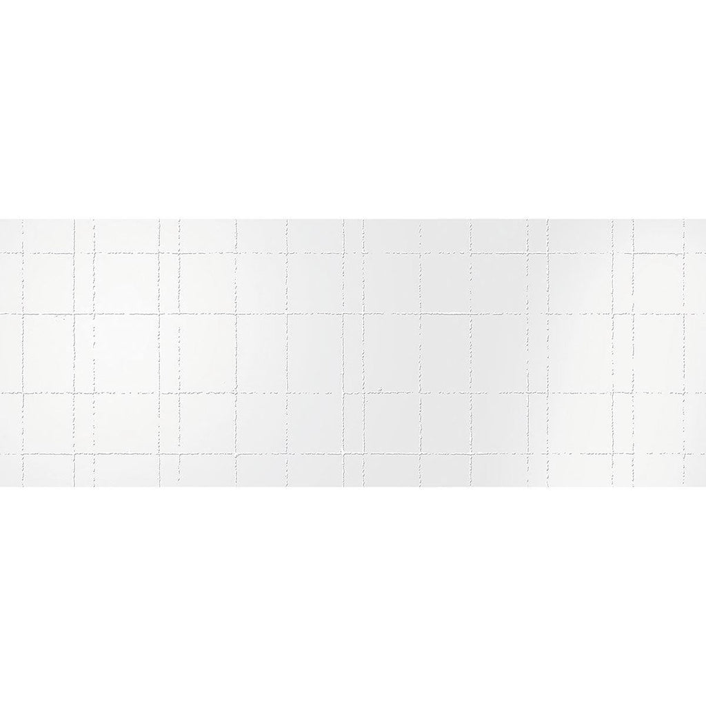 Elements White Frame Matte Ceramic Tile