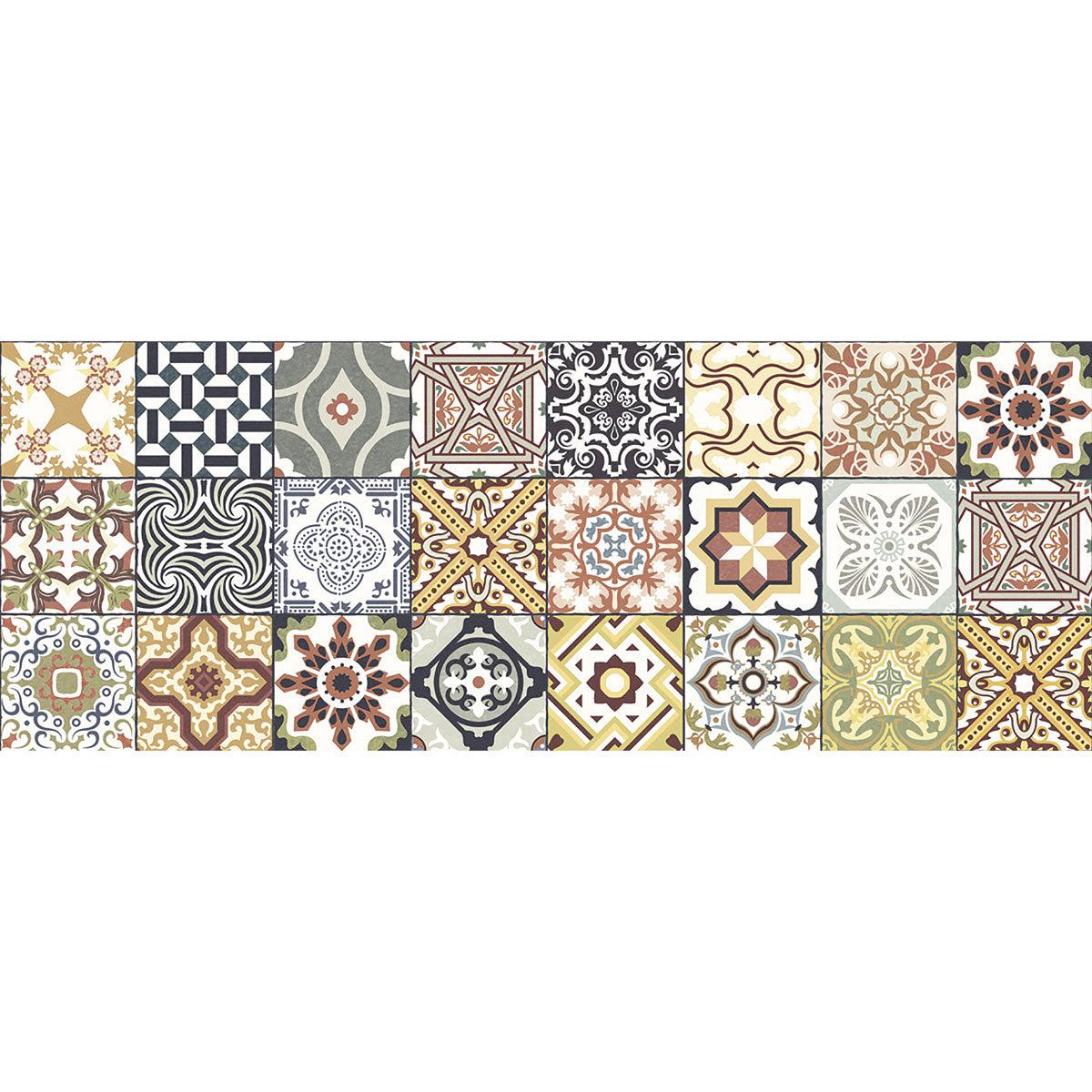 Ozone Patchwork Décor Ceramic Tile