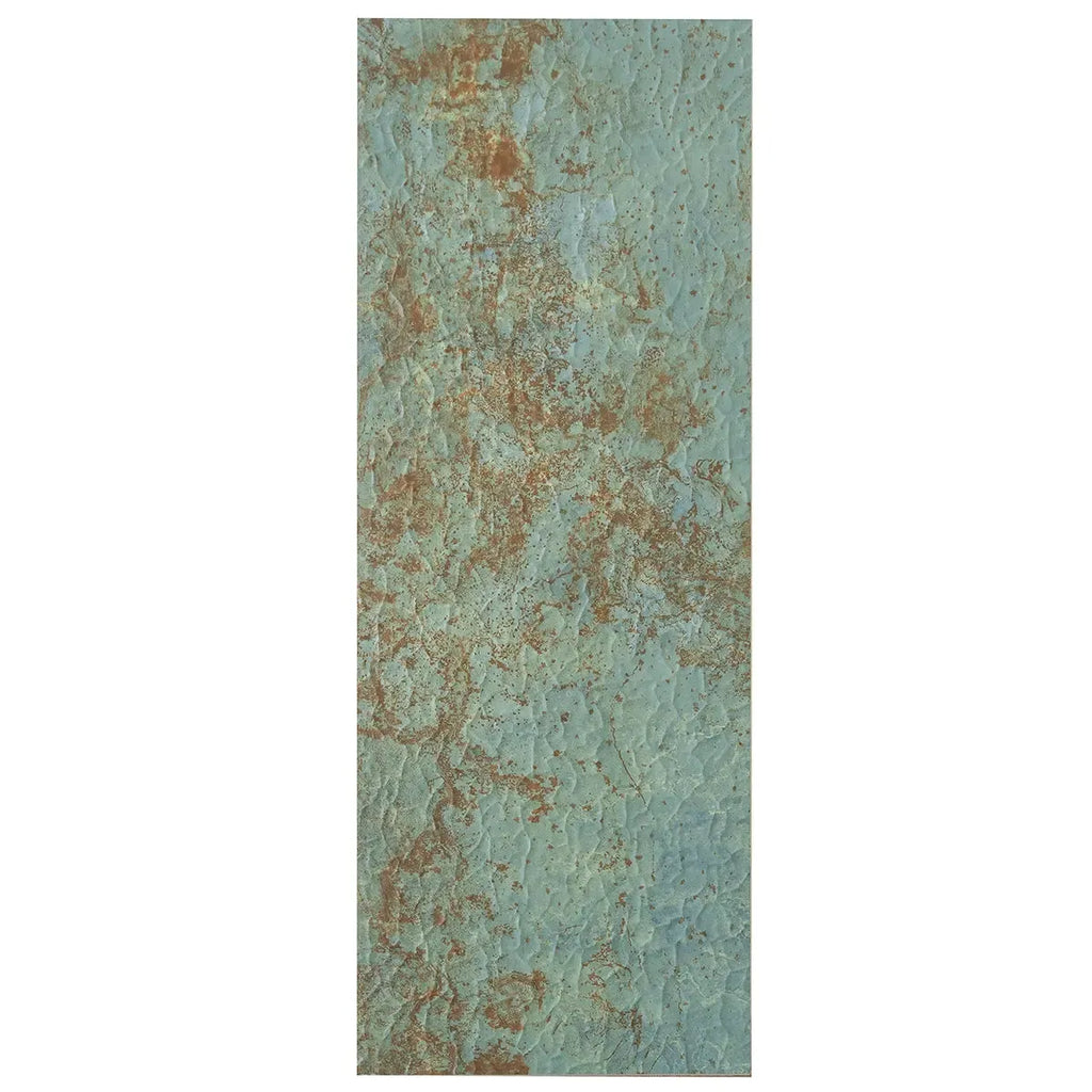Zinc Green Crackle Ceramic Wall Tile 18" x 48" | Tile Club