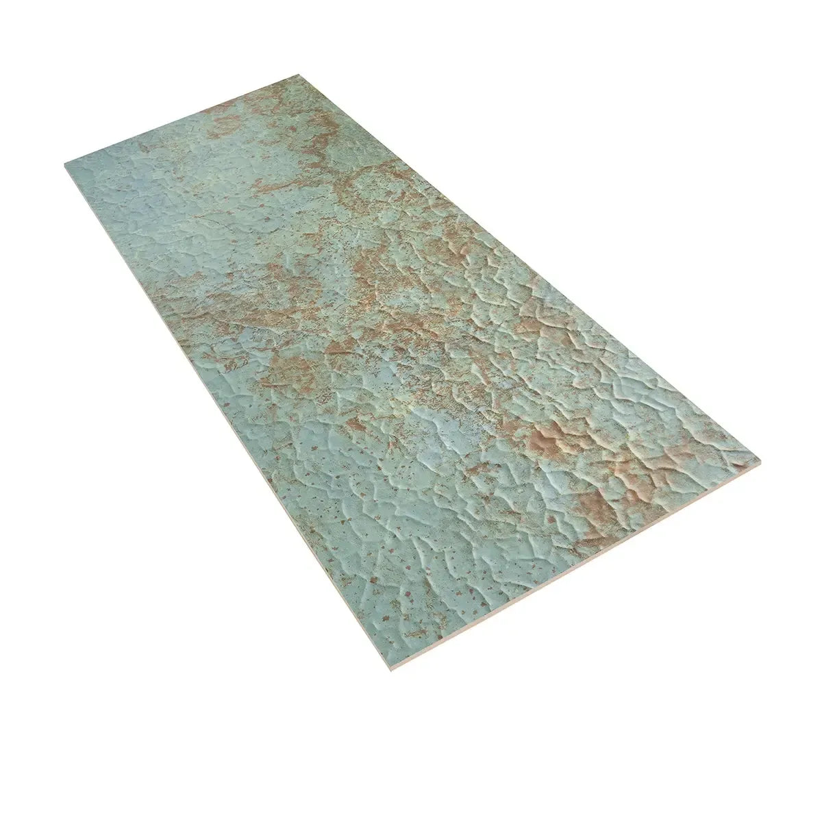 Zinc Green Crackle Ceramic Wall Tile 18" x 48" | Tile Club