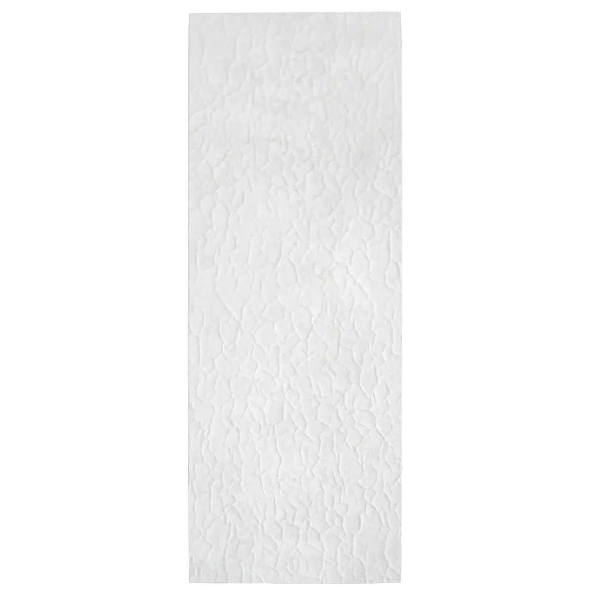 Zinc White Crackle Ceramic Wall Tile 18" x 48" | Tile Club