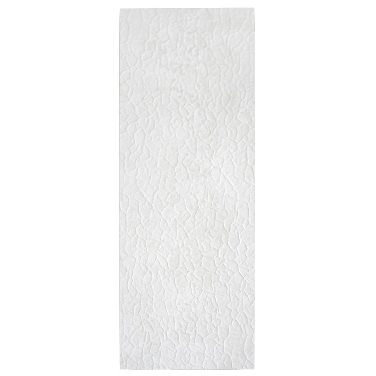 Zinc White Crackle Ceramic Wall Tile 18" x 48" | Tile Club