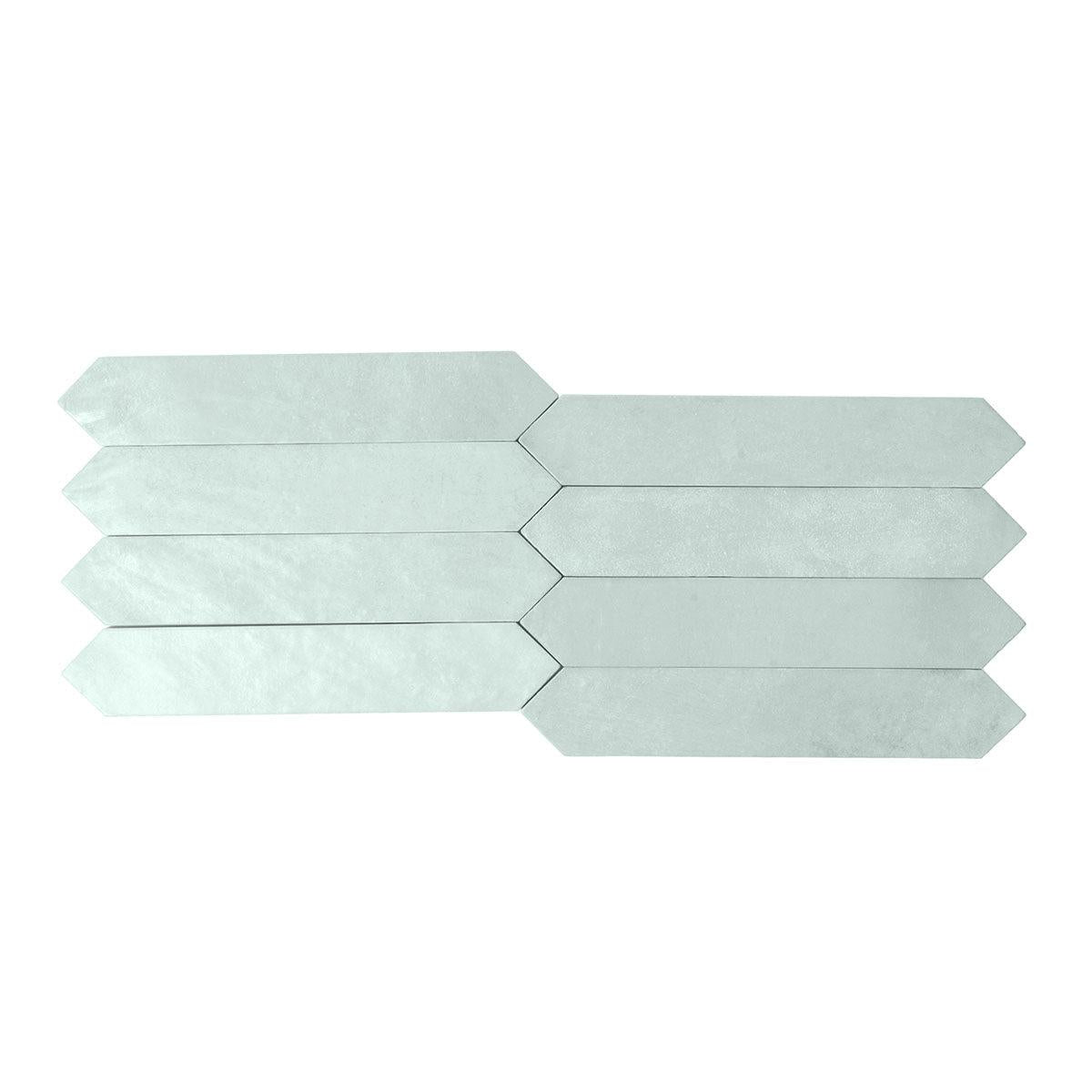 Picchetto Aqua Matte Ceramic Picket Tile | Tile Club
