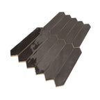 Picchetto Graphite Gloss Ceramic Picket Tile | Tile Club