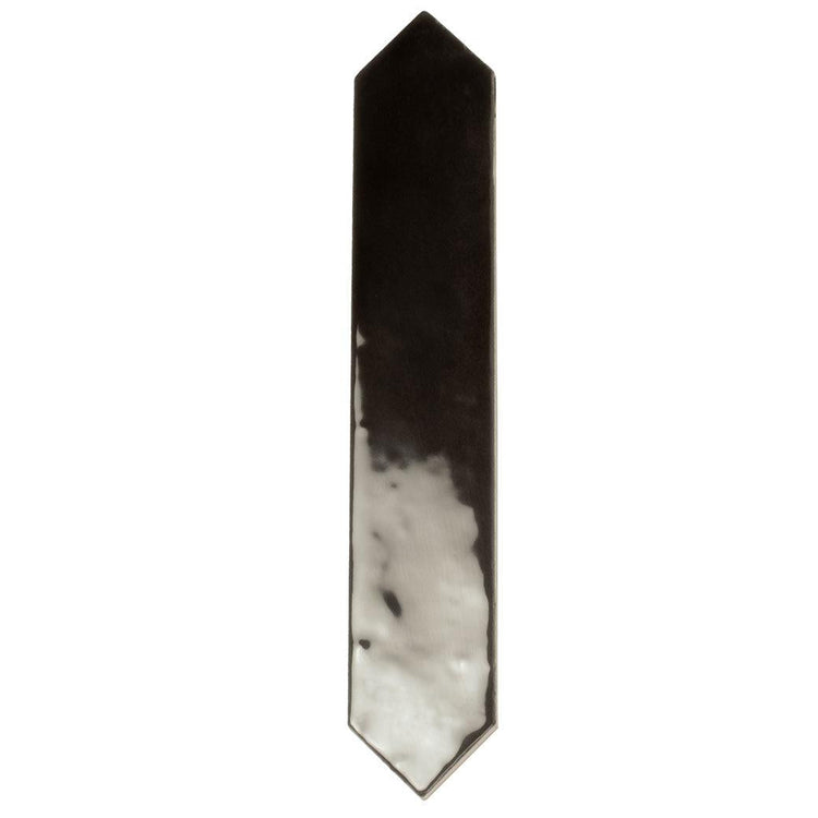 Picchetto Graphite Gloss Ceramic Picket Tile | Tile Club