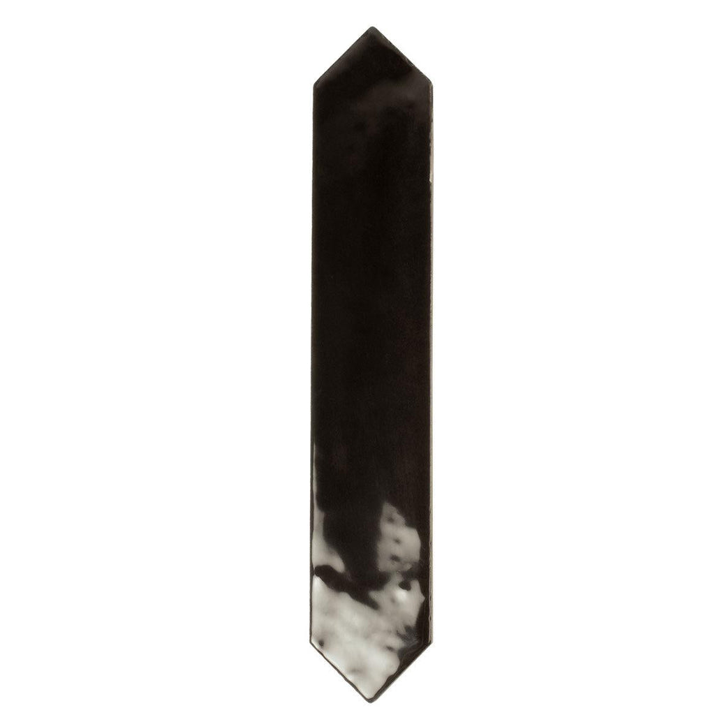 Picchetto Graphite Gloss Ceramic Picket Tile | Tile Club