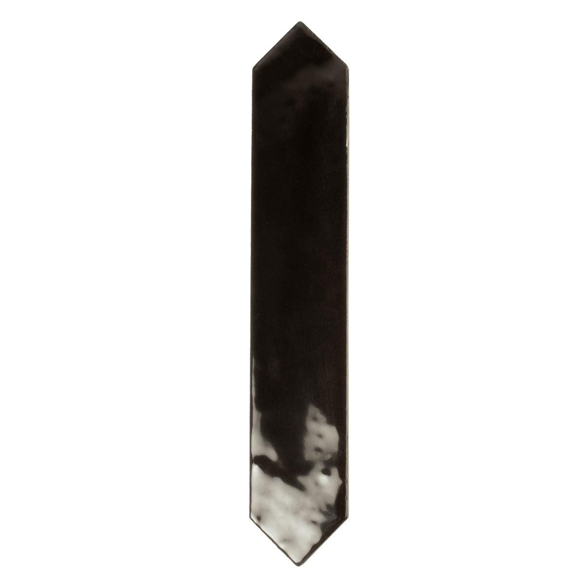 Picchetto Graphite Gloss Ceramic Picket Tile | Tile Club