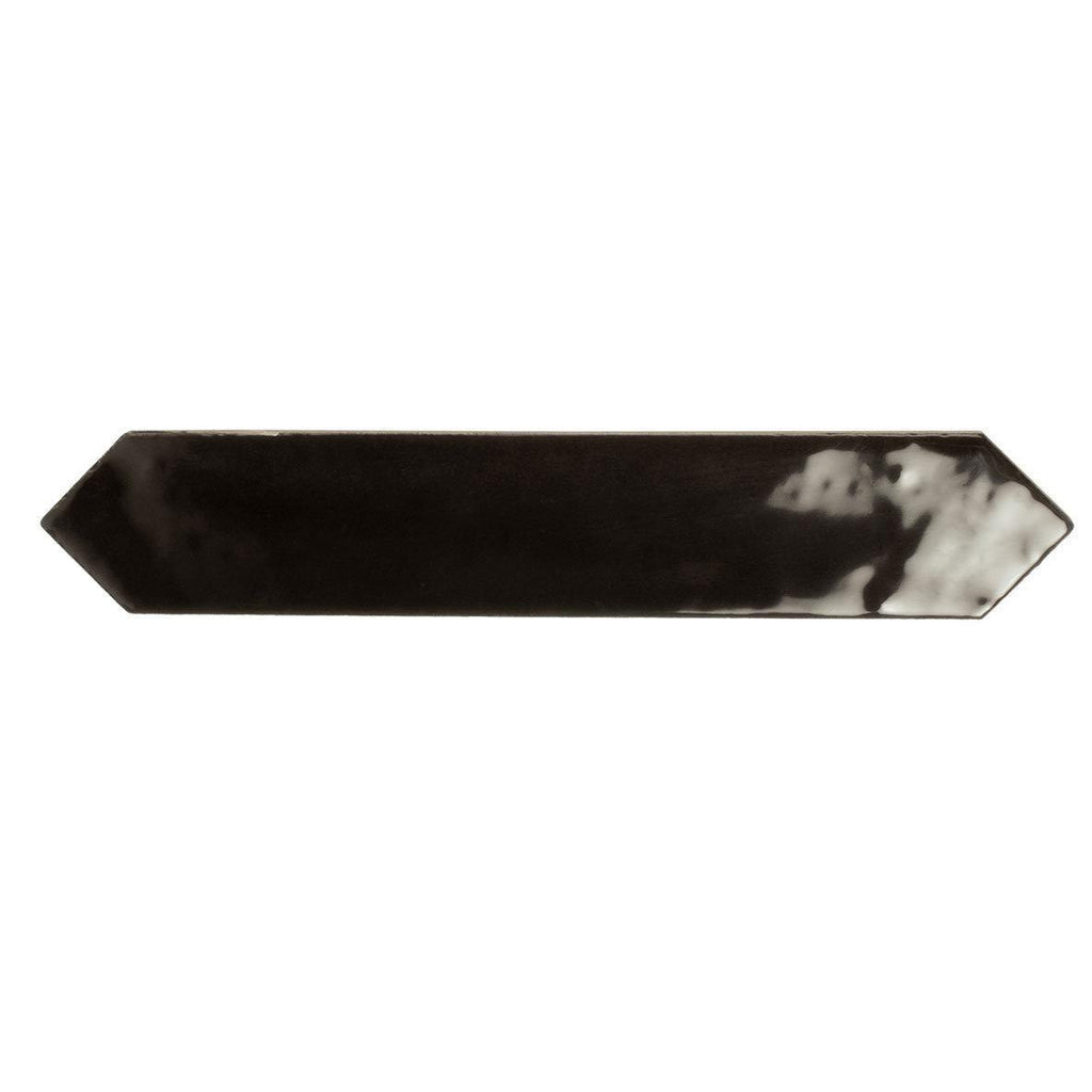 Picchetto Graphite Gloss Ceramic Picket Tile | Tile Club
