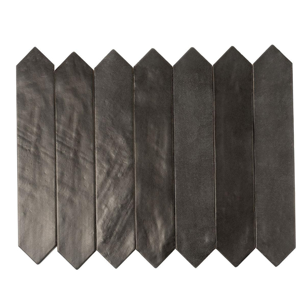 Picchetto Graphite Matte Ceramic Picket Tile | Tile Club