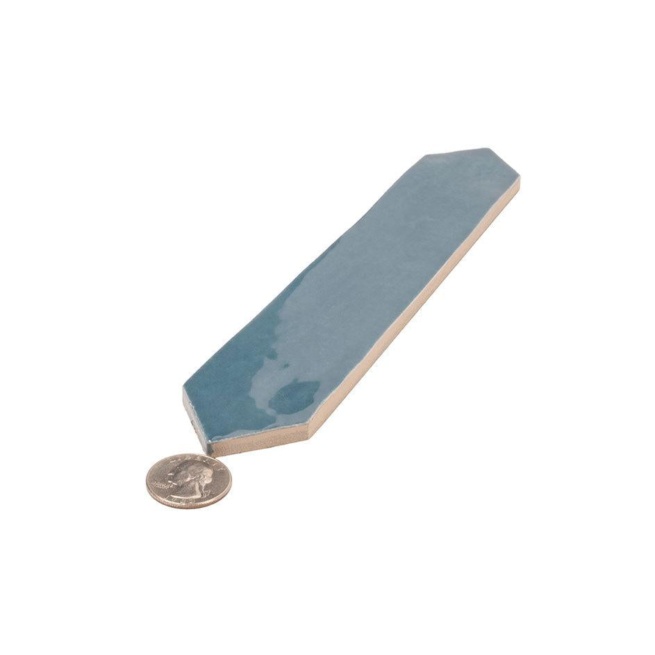 Picchetto Navy Gloss Ceramic Picket Tile | Tile Club