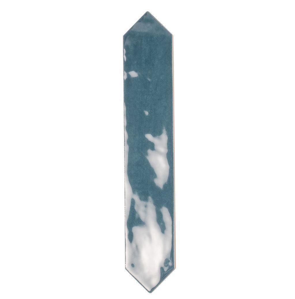 Picchetto Navy Gloss Ceramic Picket Tile | Tile Club