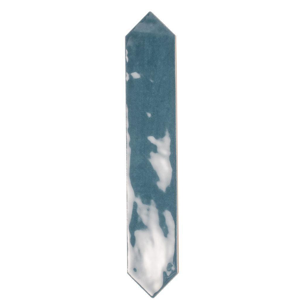 Picchetto Navy Gloss Ceramic Picket Tile | Tile Club