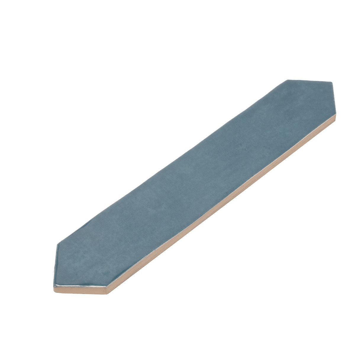 Picchetto Navy Gloss Ceramic Picket Tile | Tile Club